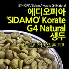 에디오피아 시다모No.4 생두 1000g